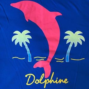 Pink Dolphin Blue T Shirt